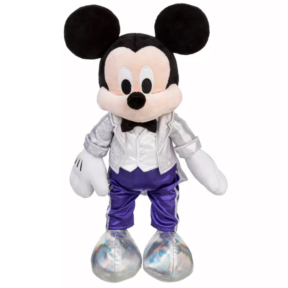 NEW Mickey Mouse Plush with Disney100 Outfit – 13 1/4''